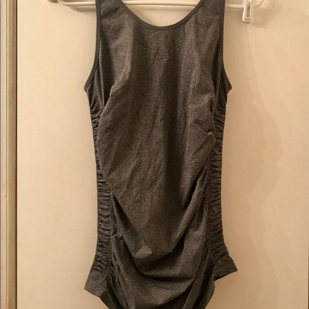 Isabel Maternity Ruched Tank - Picture 2 of 8